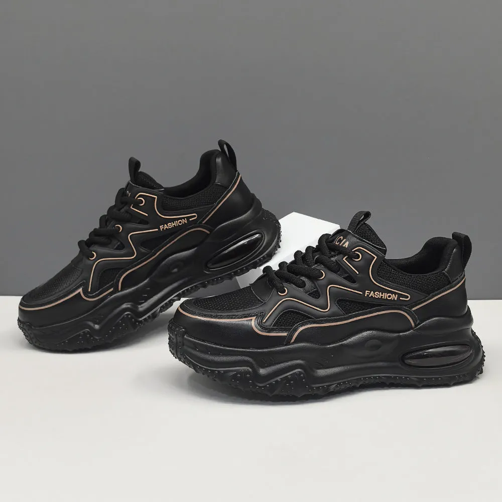 Scarpe da ginnastica casual in mesh traspirante alla moda da uomo