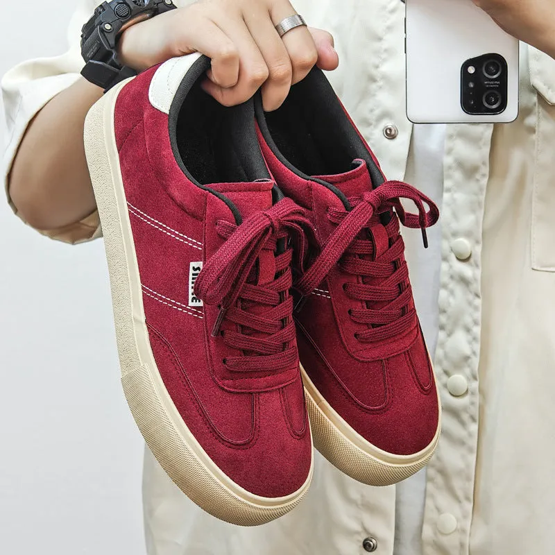 Scarpe da ginnastica da allenamento casual piatte eleganti e minimaliste da uomo
