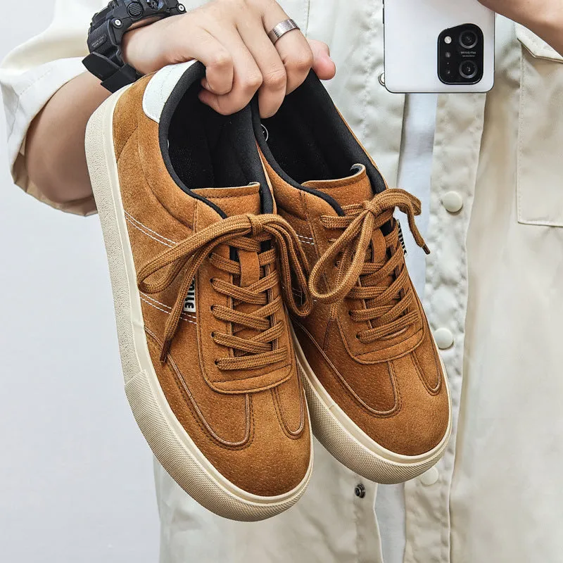Scarpe da ginnastica da allenamento casual piatte eleganti e minimaliste da uomo
