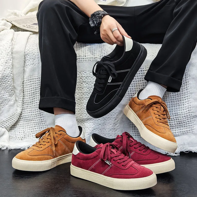 Scarpe da ginnastica da allenamento casual piatte eleganti e minimaliste da uomo