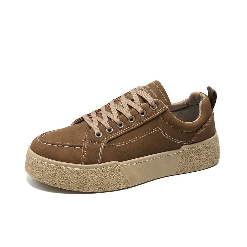 Scarpe da skate casual moda minimalista solido da uomo