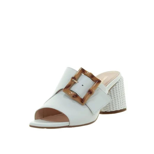 SCARPE DONNA LORENZO MARI SANDALI FRESIA 03 IN PELLE BIANCO FRESIA03  