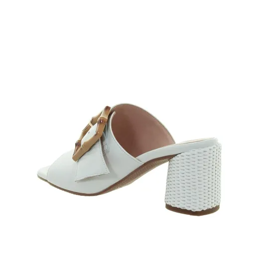 SCARPE DONNA LORENZO MARI SANDALI FRESIA 03 IN PELLE BIANCO FRESIA03  