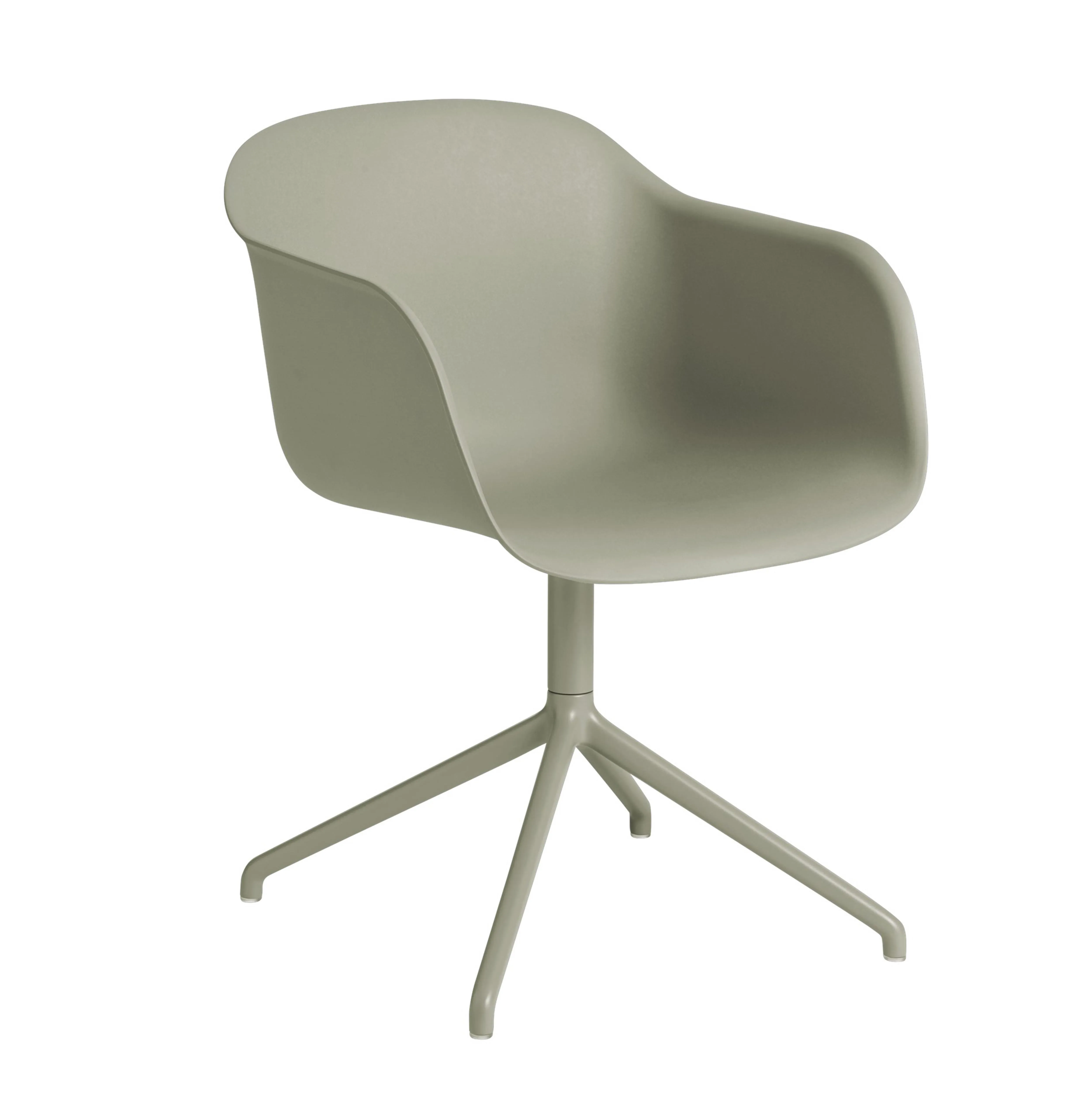 Sedia da ufficio con braccioli e base girevole Fiber.jf{font-size:18px}Antracite nero (plastica)