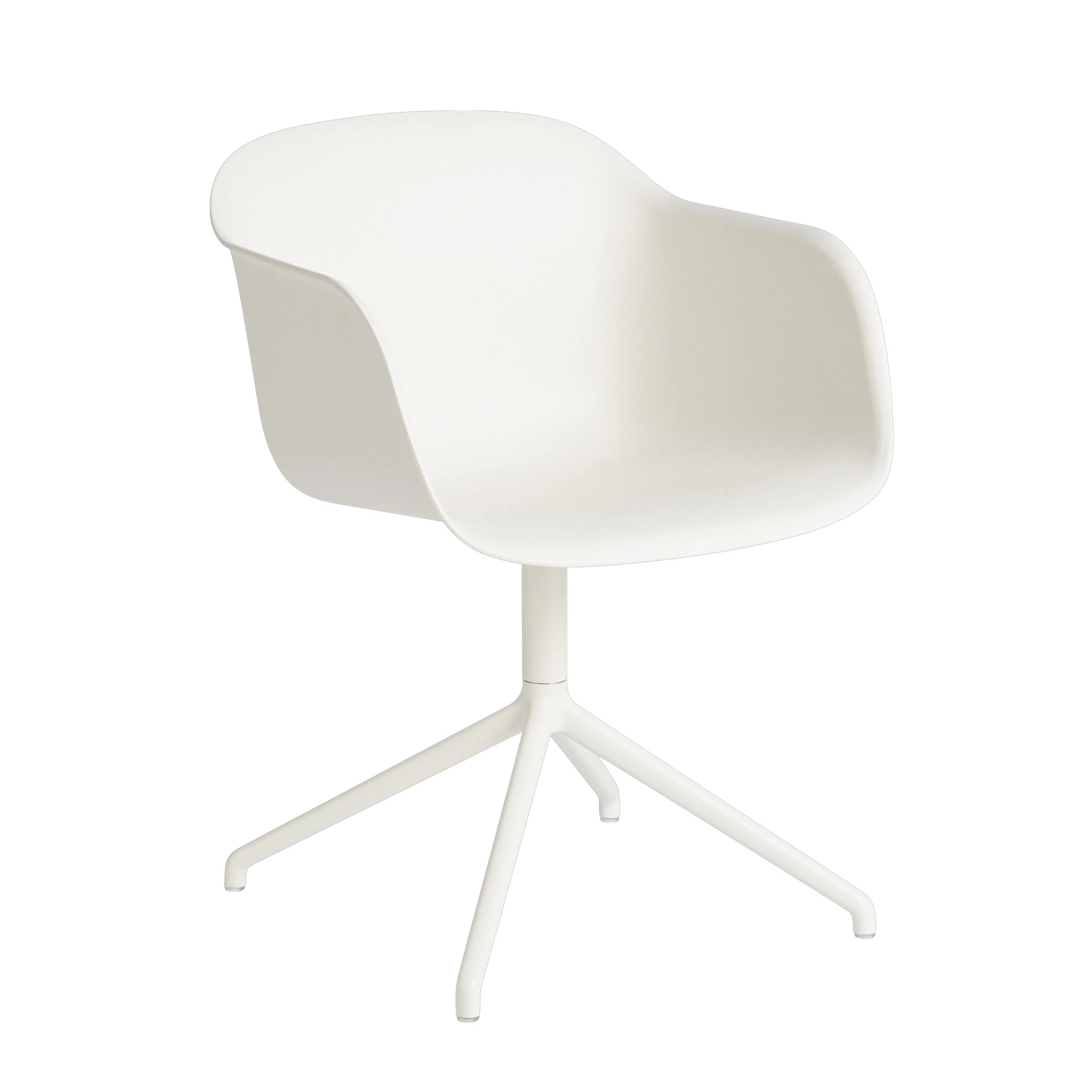 Sedia da ufficio con braccioli e base girevole Fiber.jf{font-size:18px}Antracite nero (plastica)