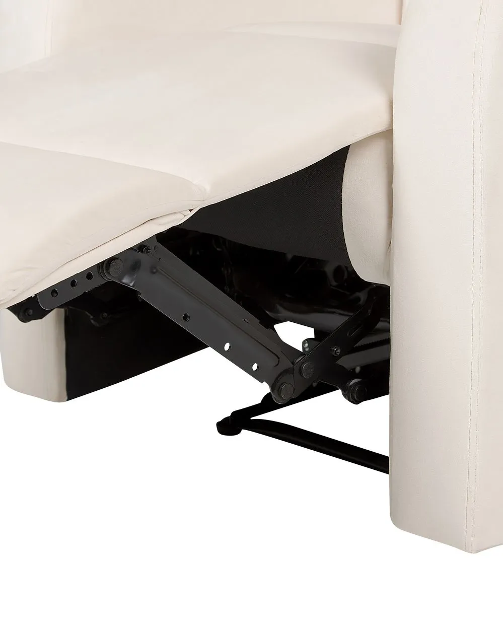 Sedia reclinabile VERDAL Velluto Crema