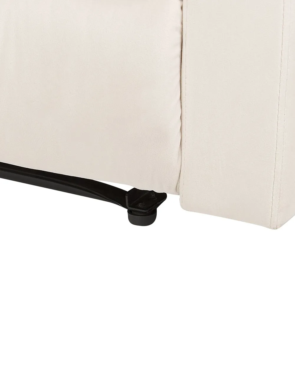 Sedia reclinabile VERDAL Velluto Crema