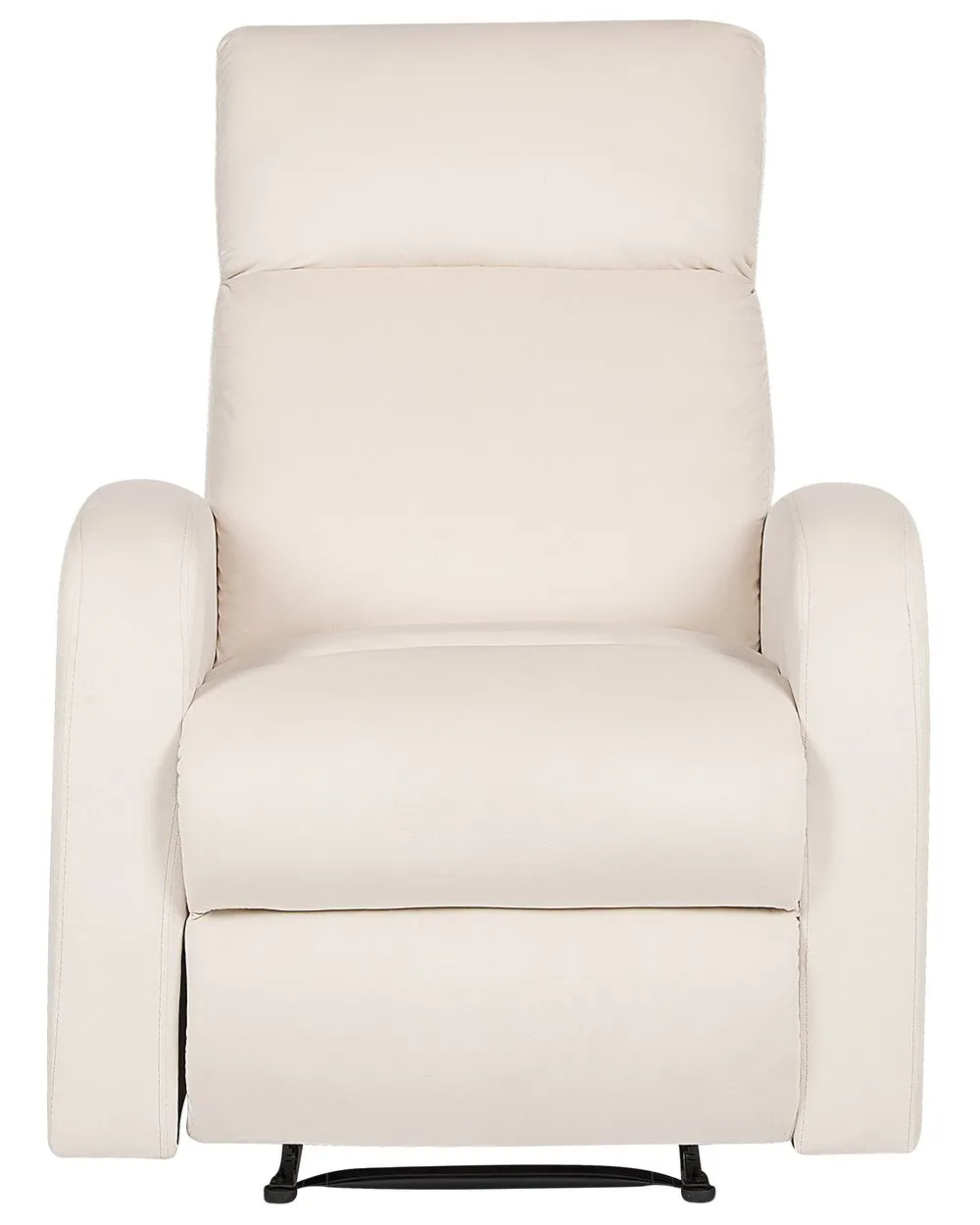 Sedia reclinabile VERDAL Velluto Crema
