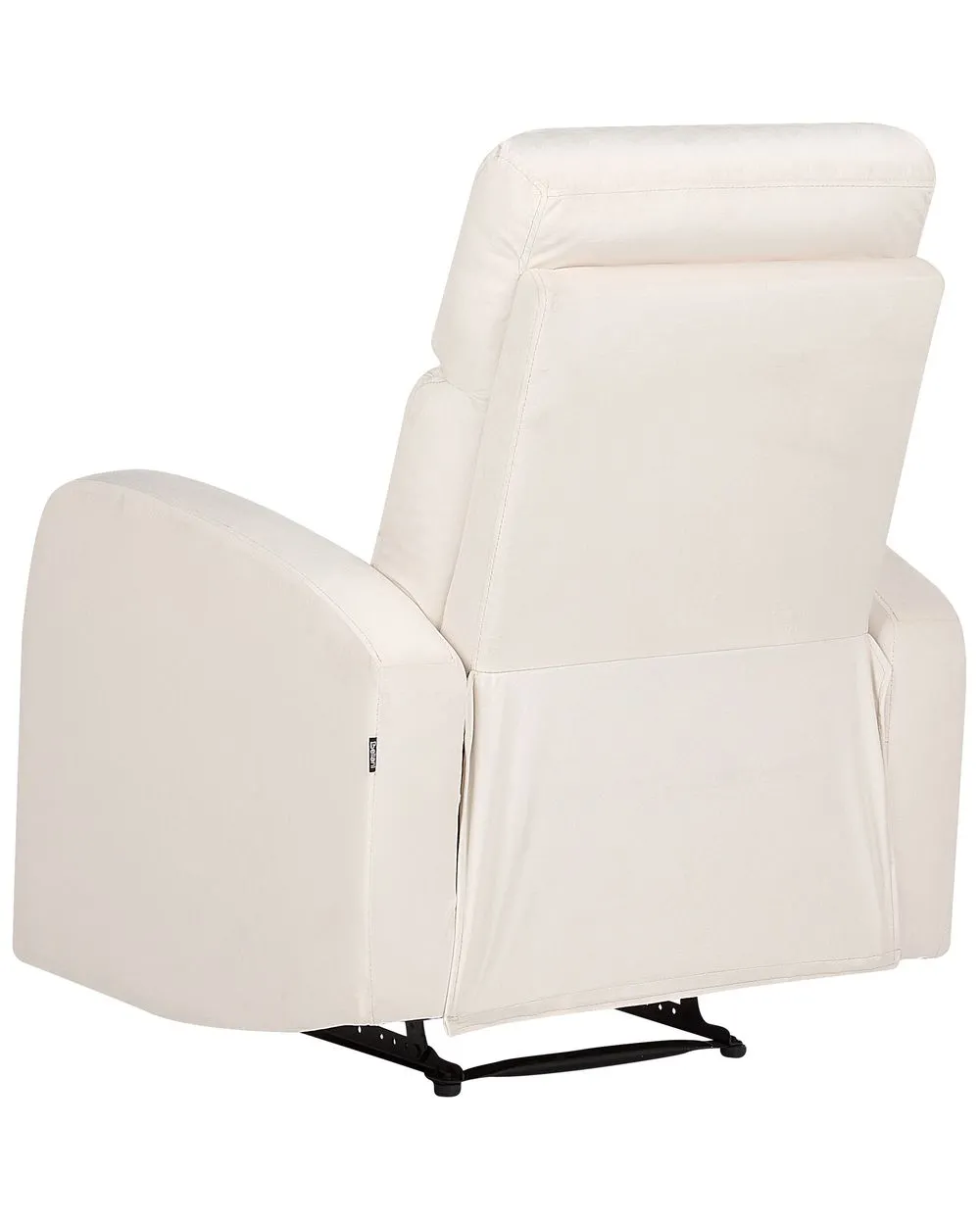 Sedia reclinabile VERDAL Velluto Crema