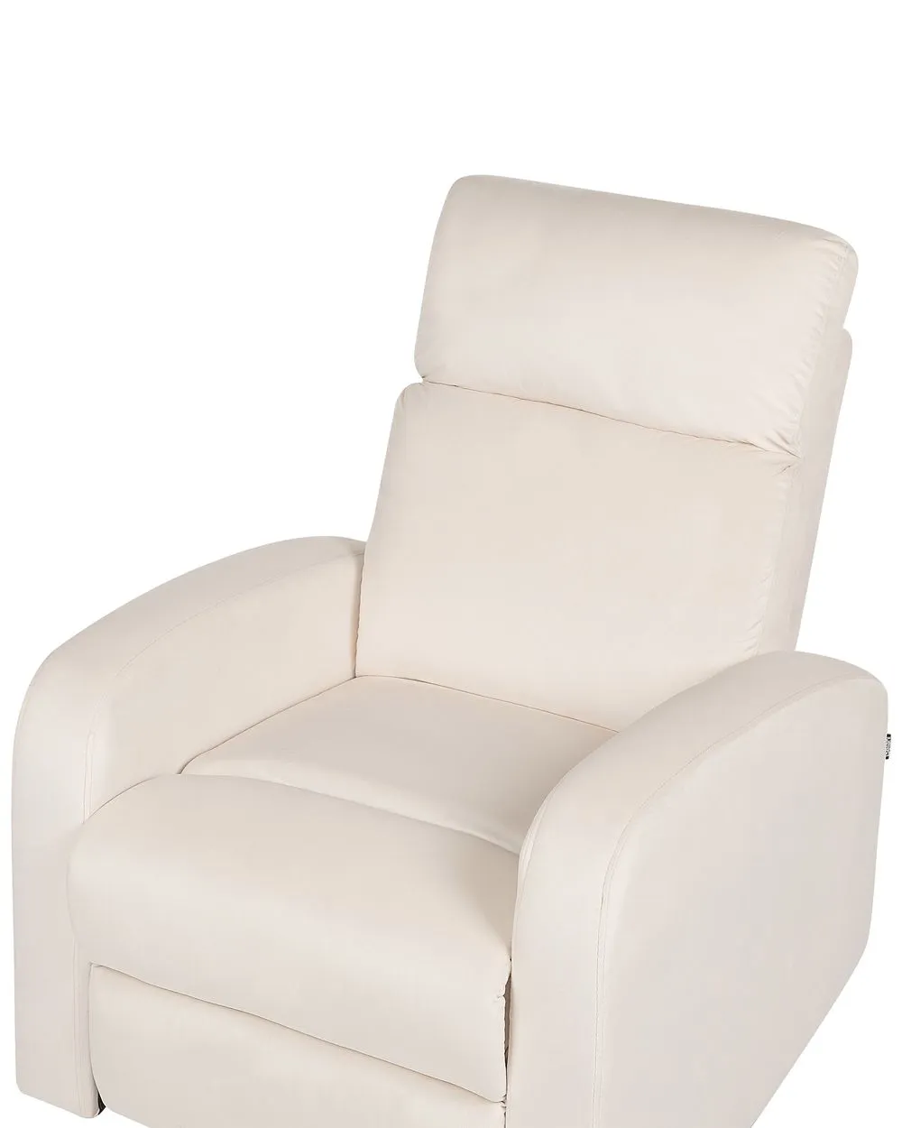 Sedia reclinabile VERDAL Velluto Crema
