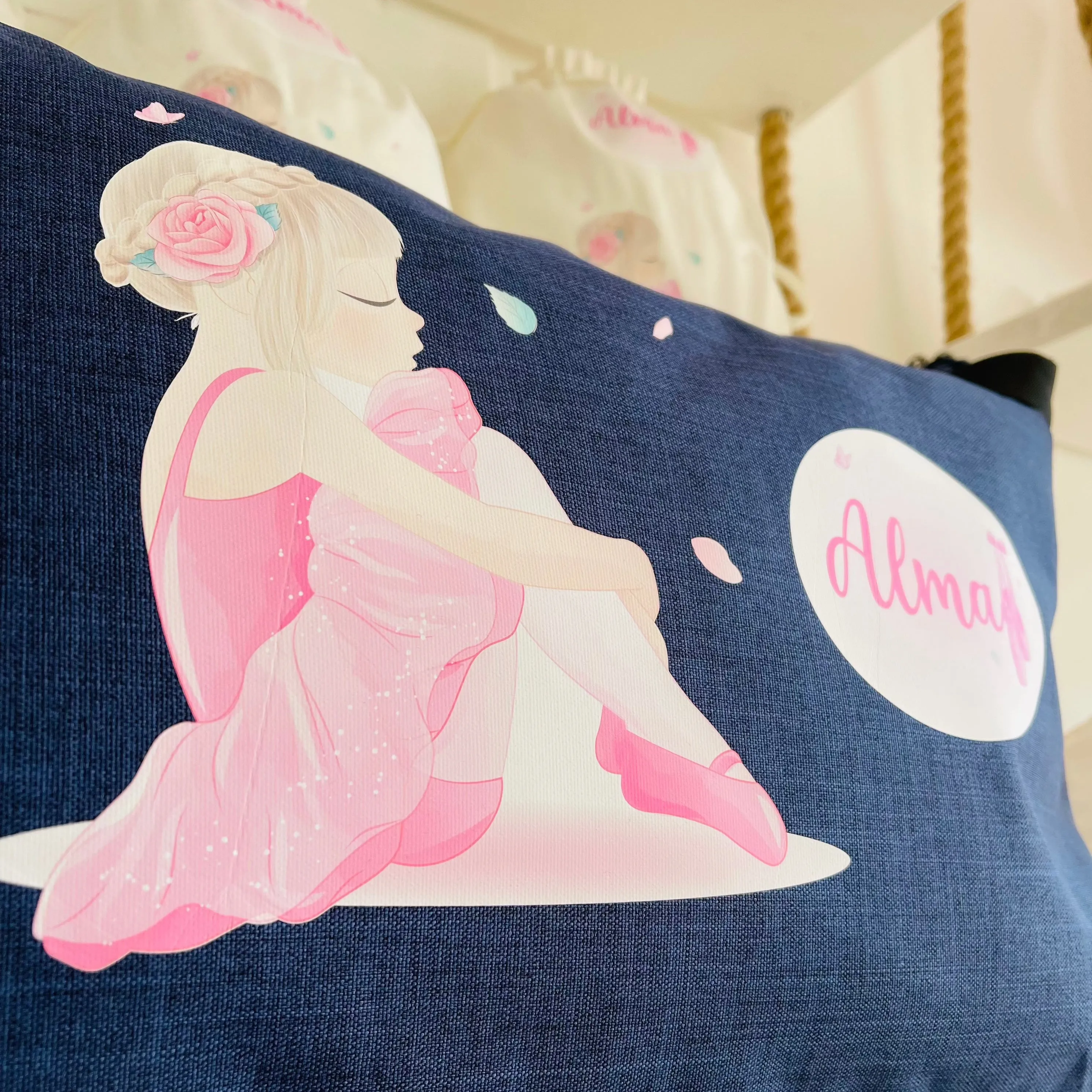 Set Borsone Family Blu  in pet riciclato Ballerina