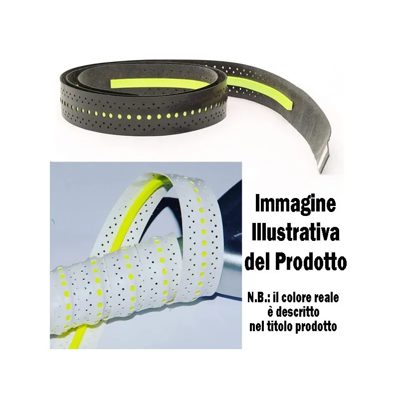 SHOCKOUT DUAL PRO GRIP + OVERGRIP ANTI VIBRAZIONE TRASPIRANTE PADEL PER PALA RACCHETTA PADDLE TENNIS - NERO/GIALLO