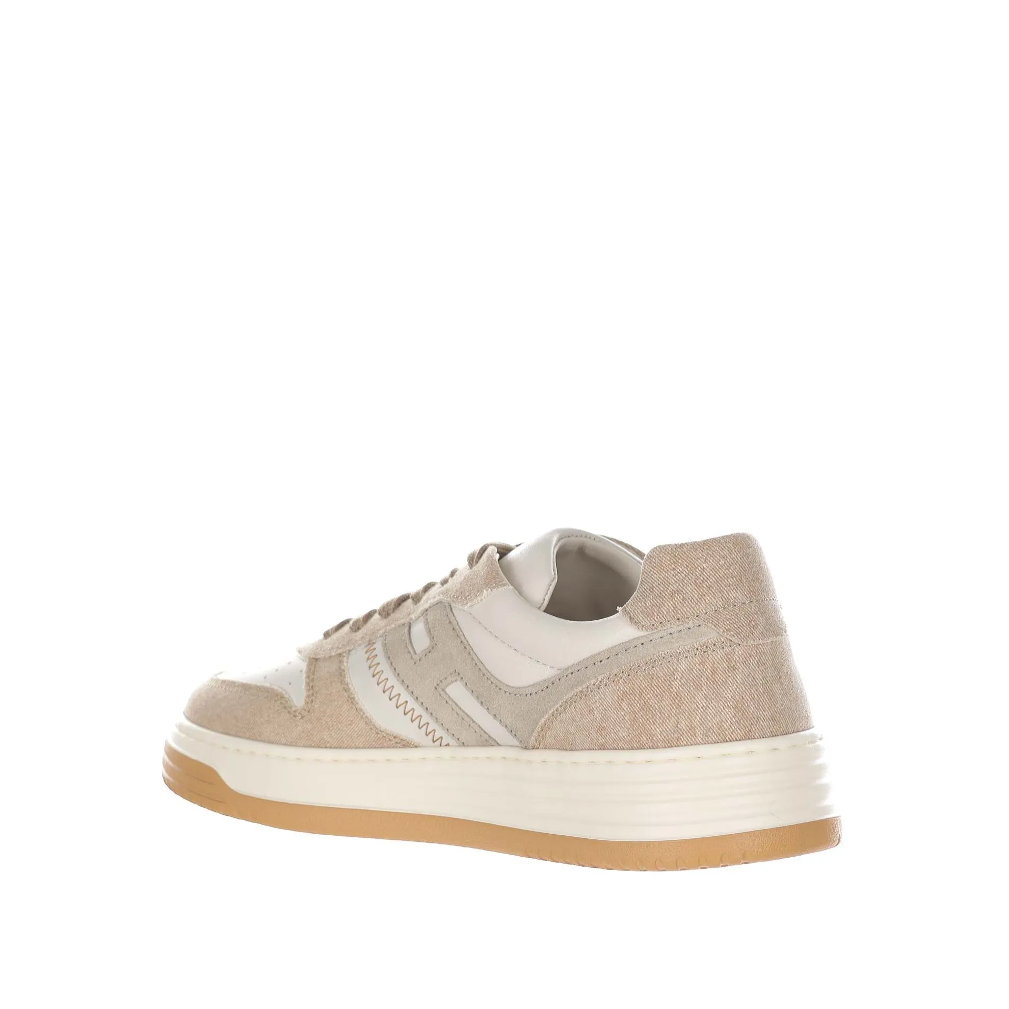 Sneaker h630 in denim e pelle