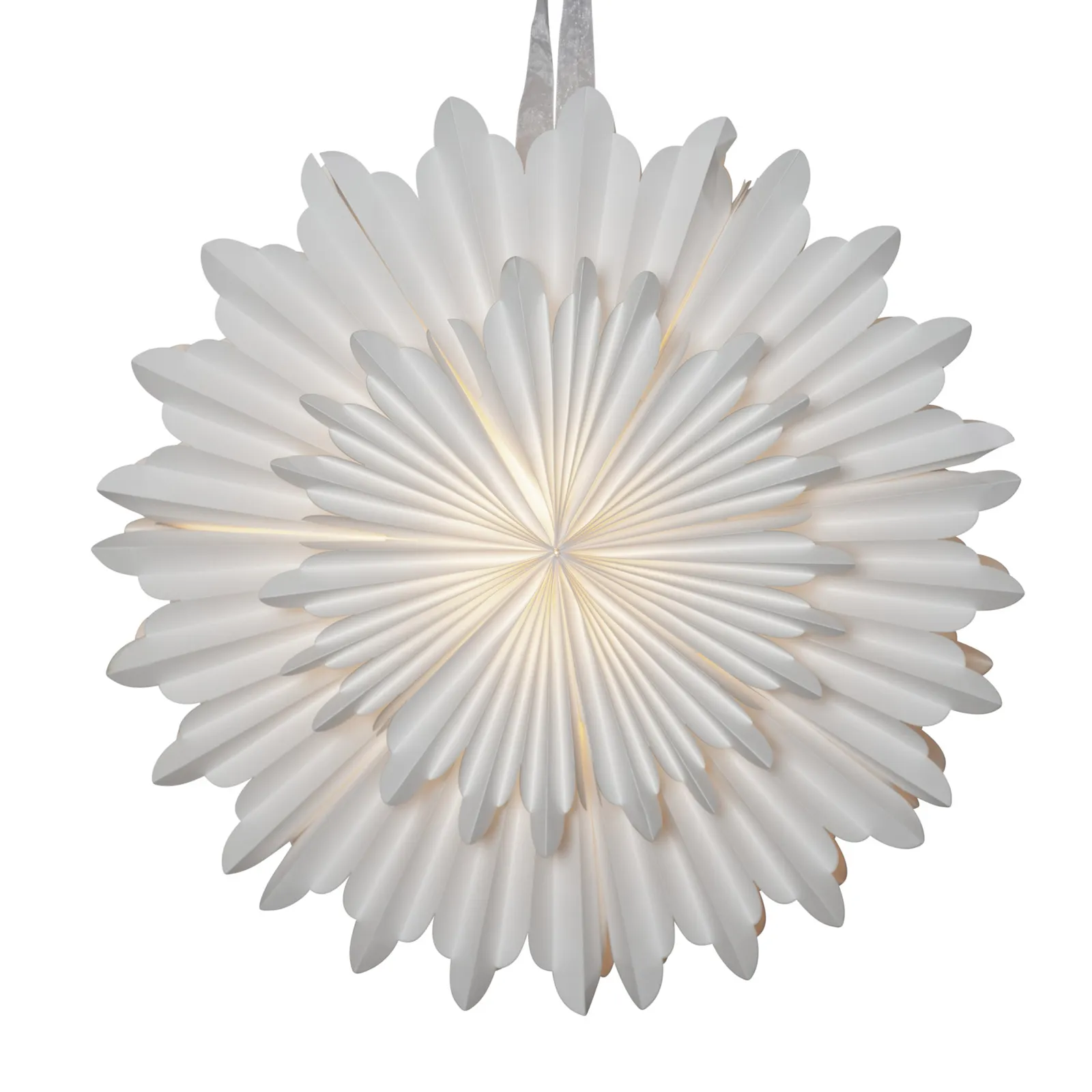 Stella deco Crystal carta senza attacco, bianco