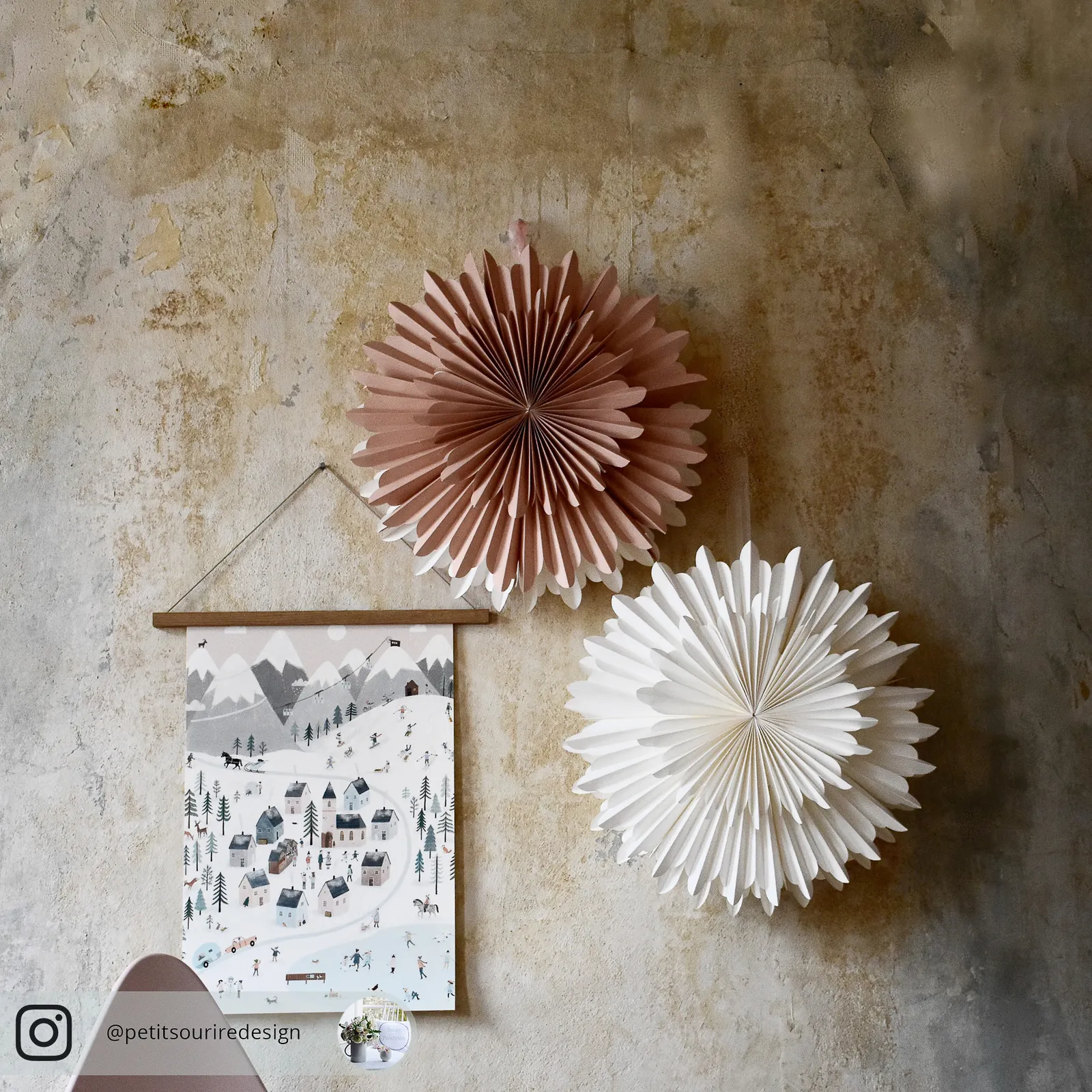 Stella deco Crystal carta senza attacco, bianco