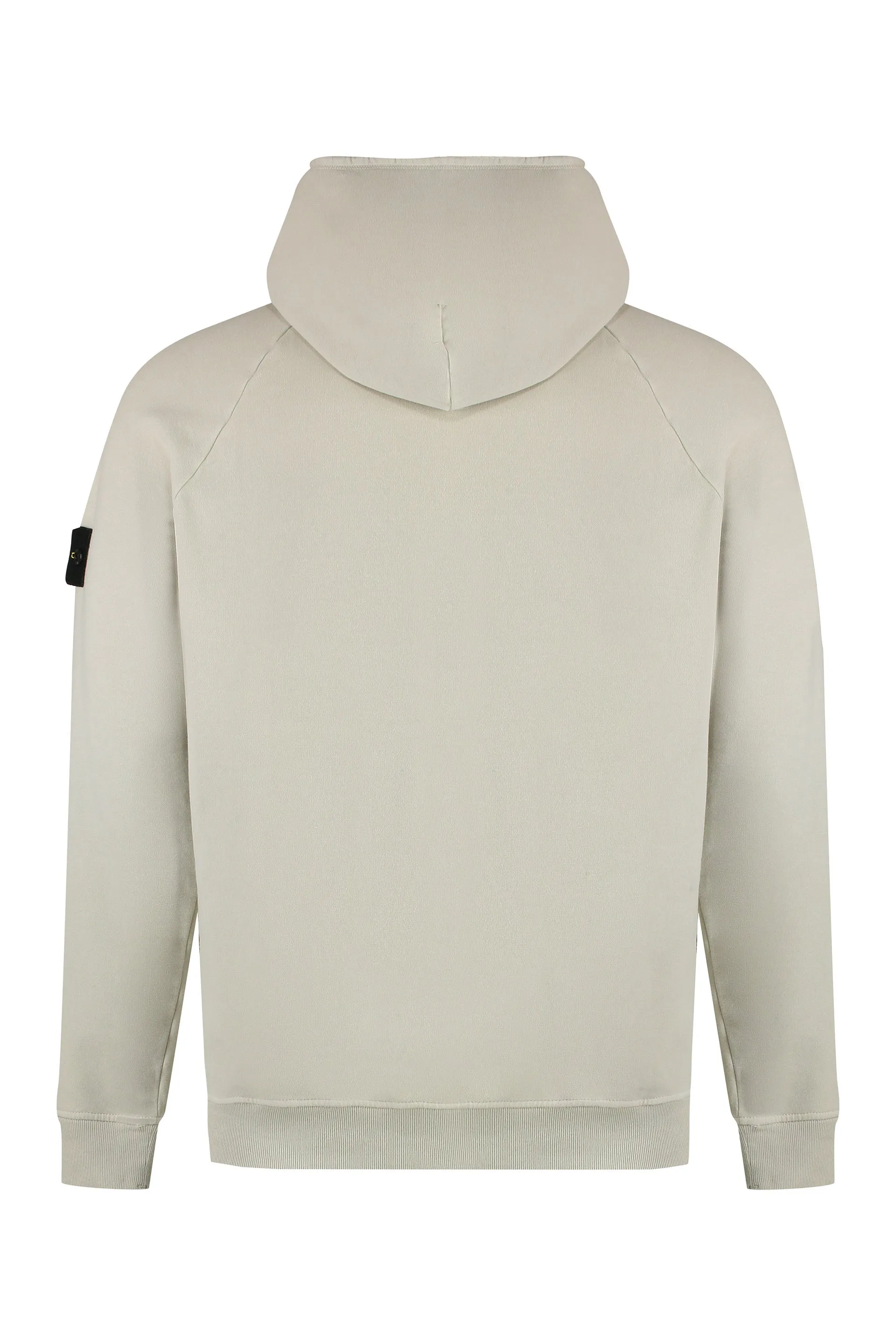 Stone Island Felpa in cotone con cappuccio