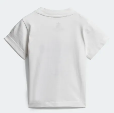 T-shirt Adidas Bimbo Trefoil DV2828 Bianco