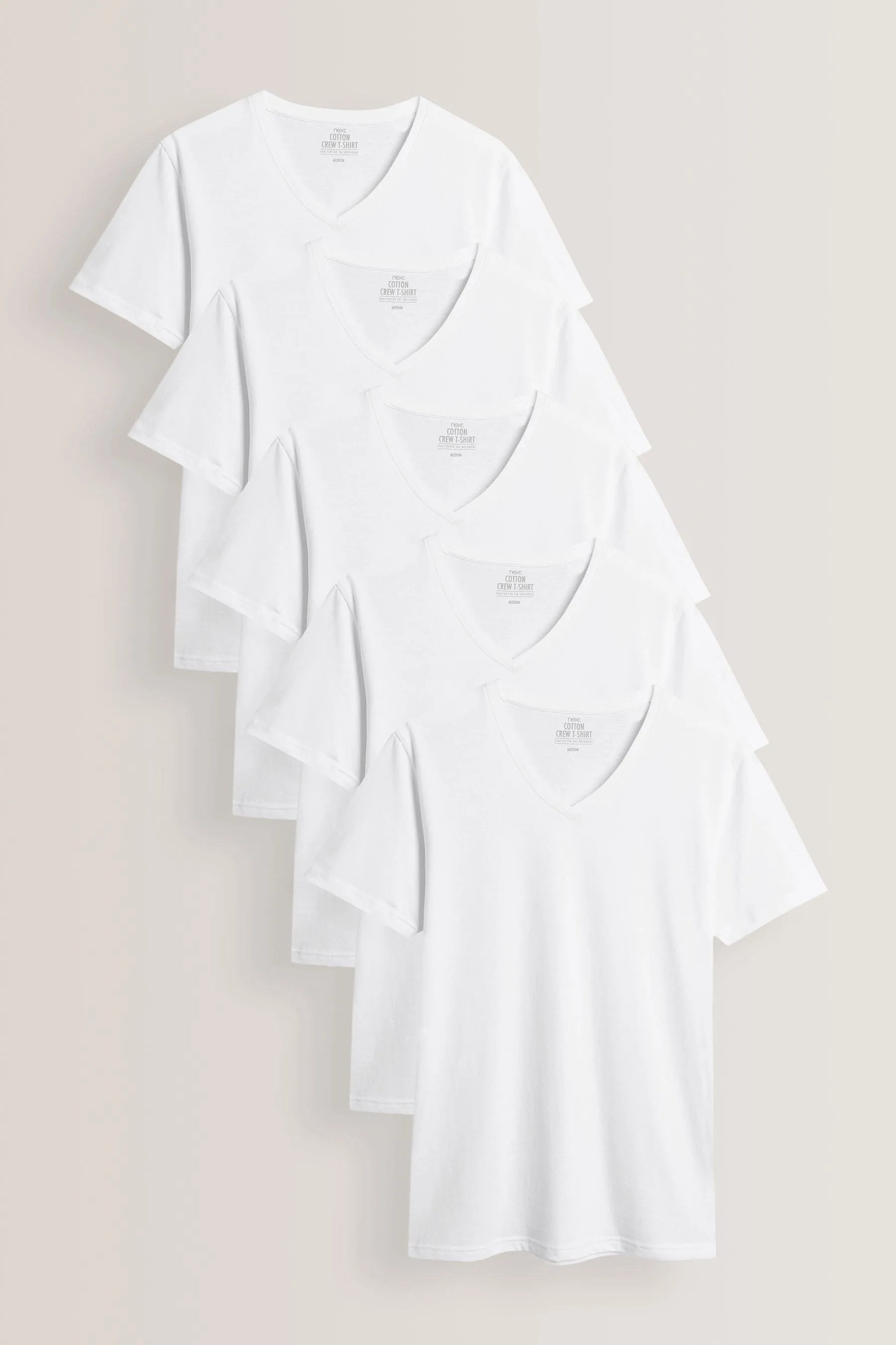 T-shirt con scollo a V 5 confezioni