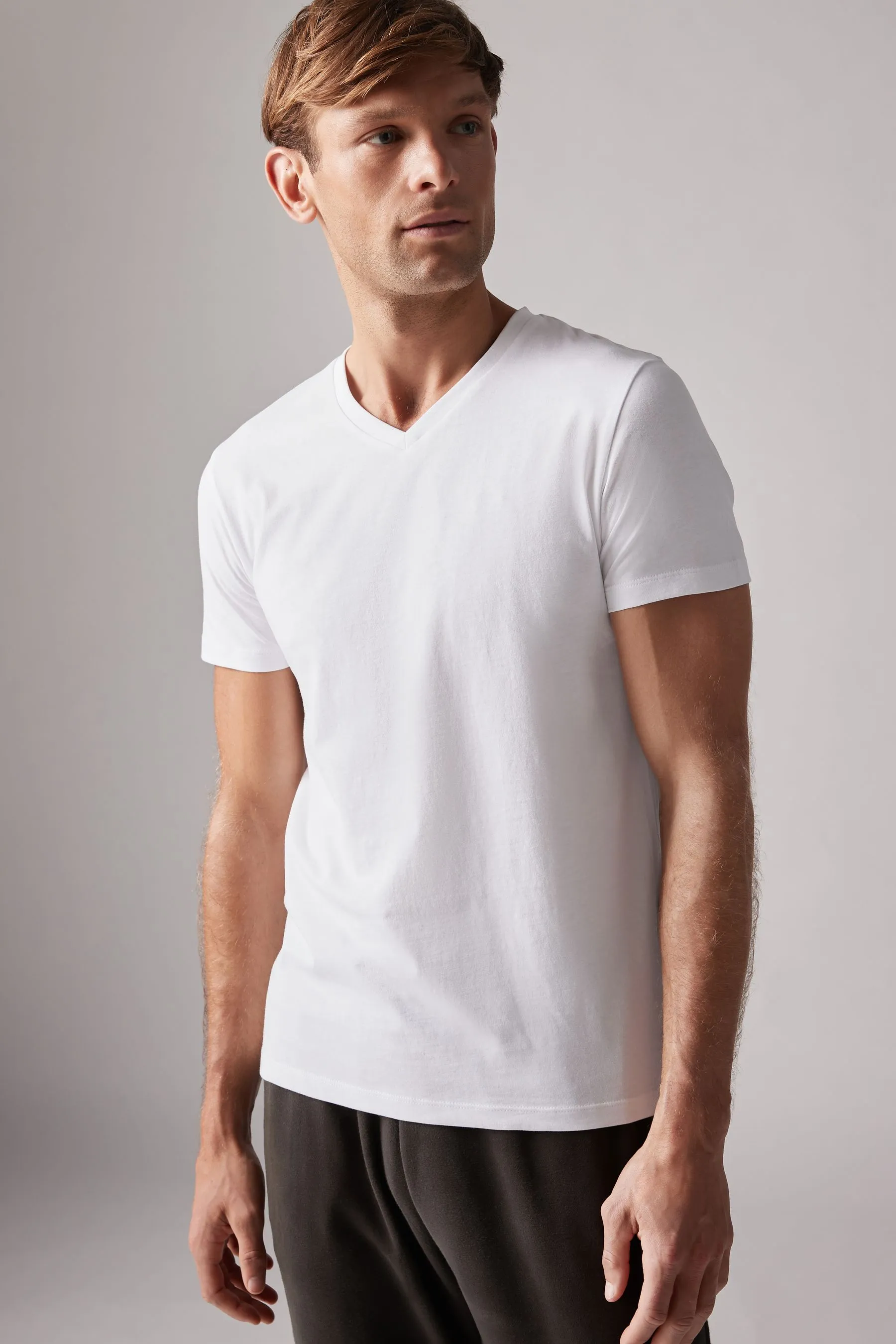 T-shirt con scollo a V 5 confezioni