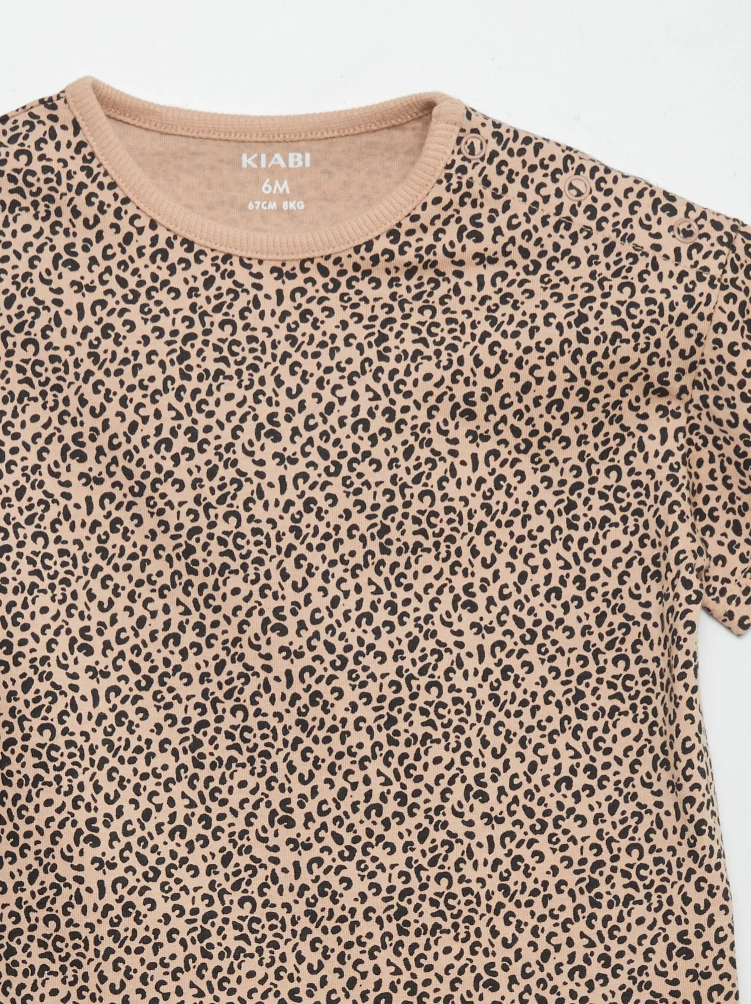 T-shirt oversize stampata - BEIGE