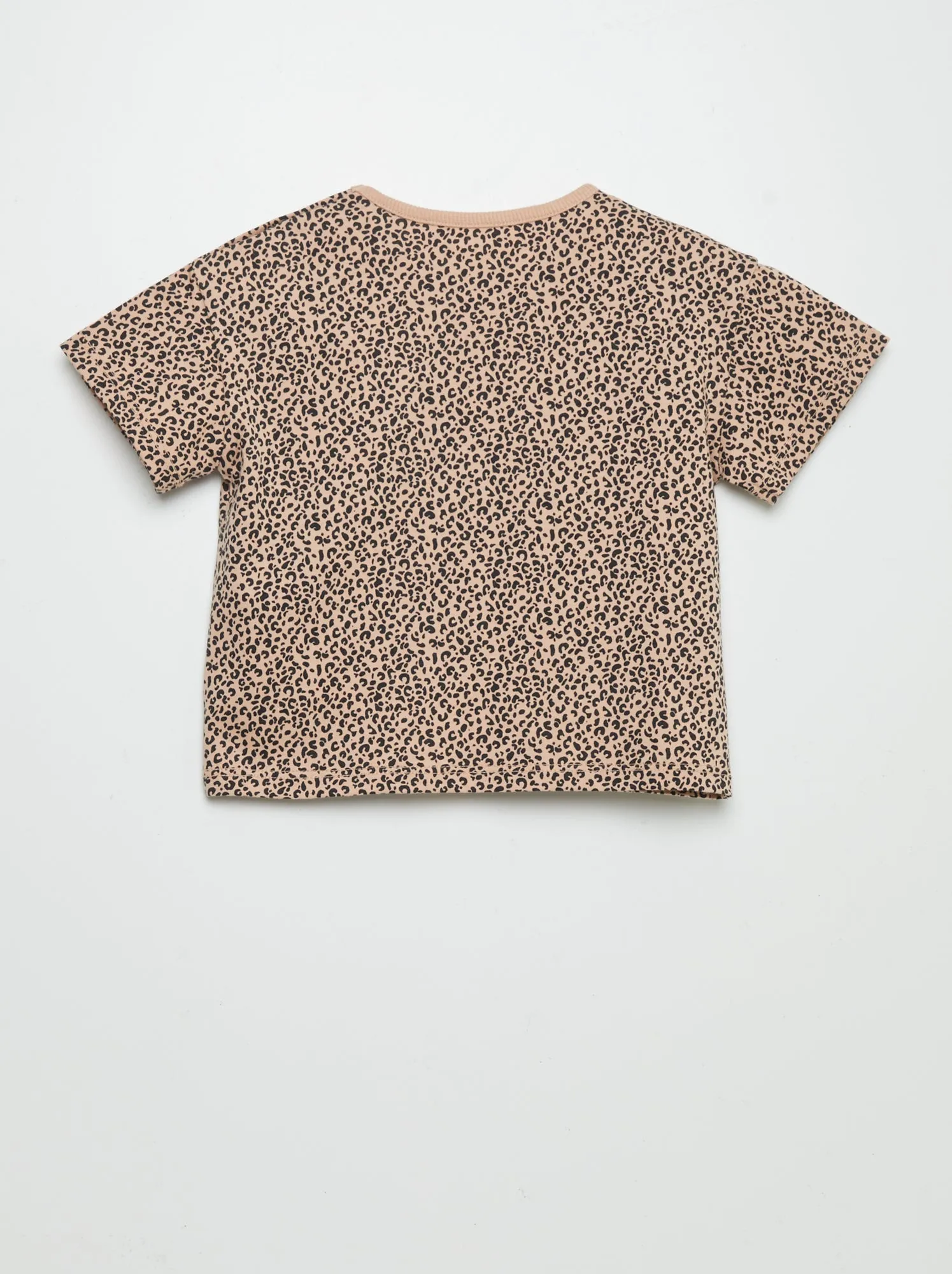 T-shirt oversize stampata - BEIGE