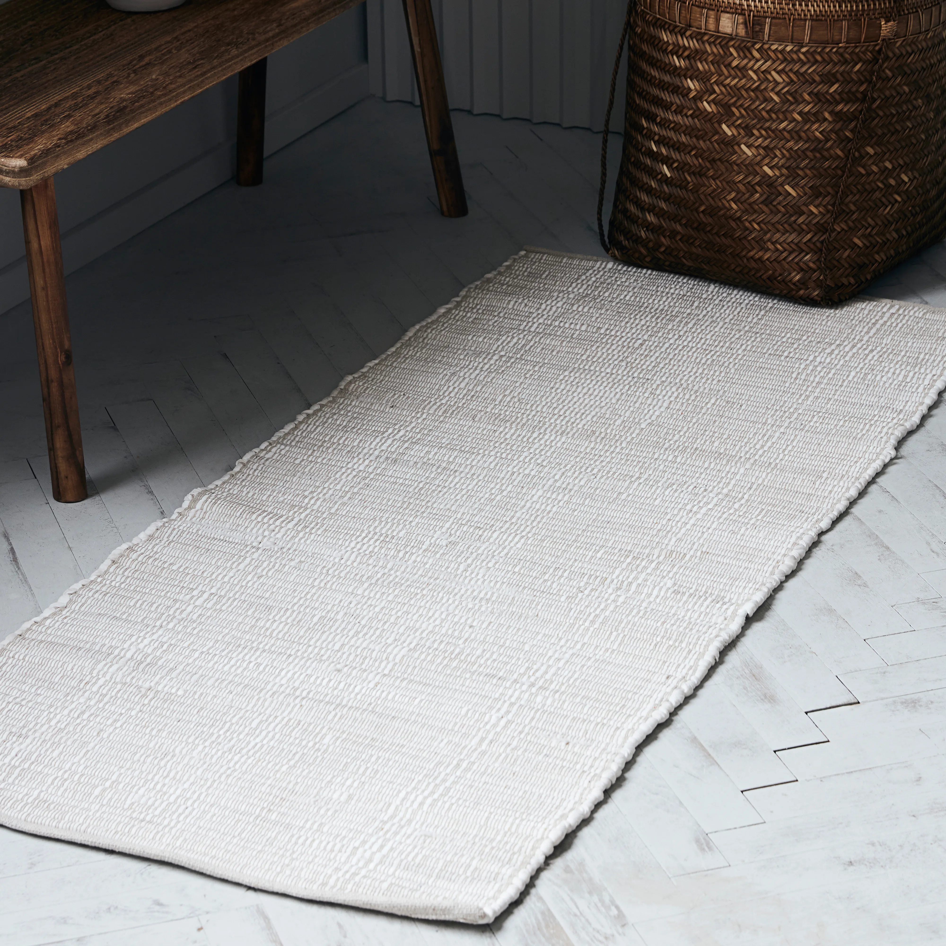 Tappeto Chindi 70x160 cm.jf{font-size:18px}Bianco