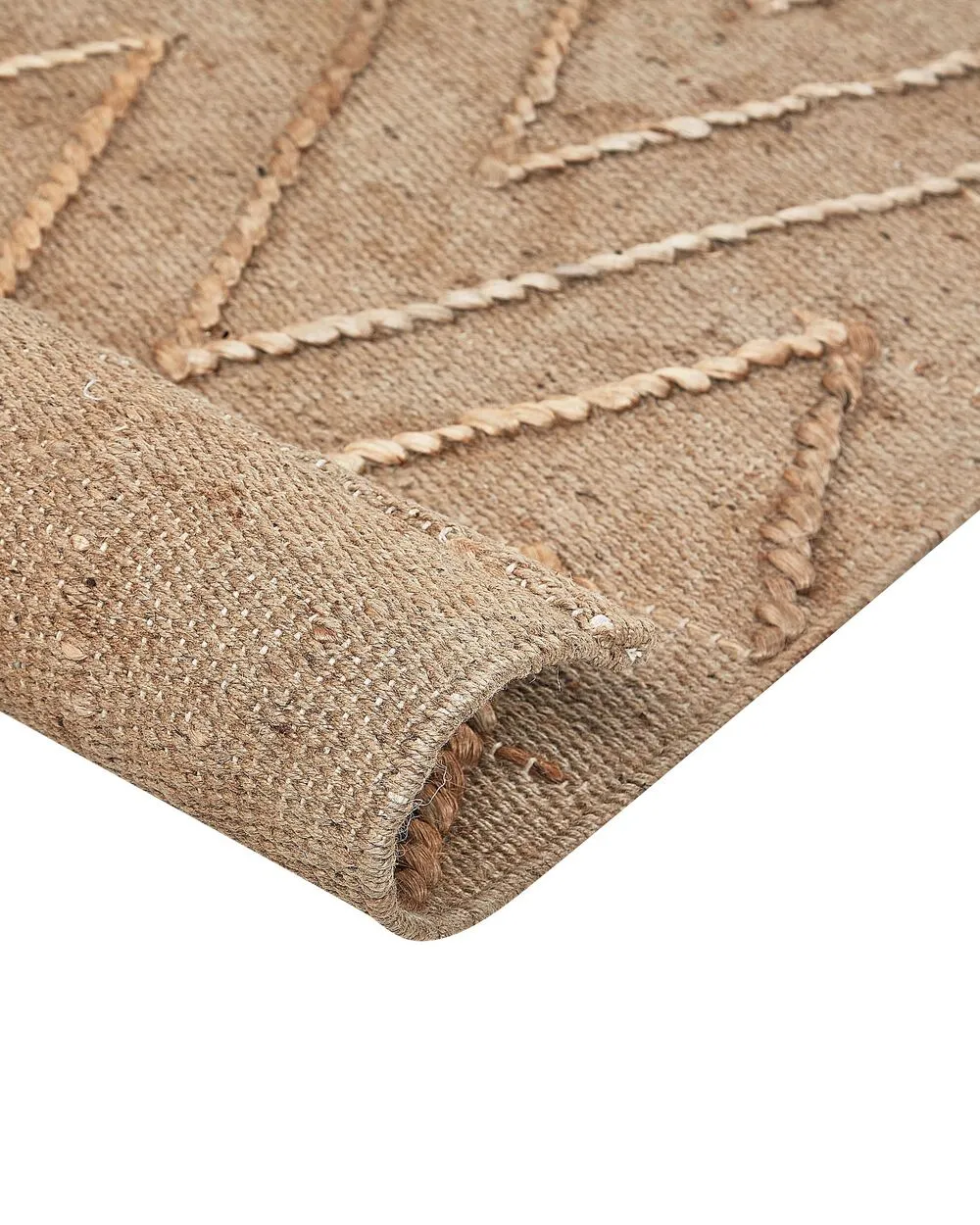 Tappeto iuta beige 160 x 230 cm DADAY