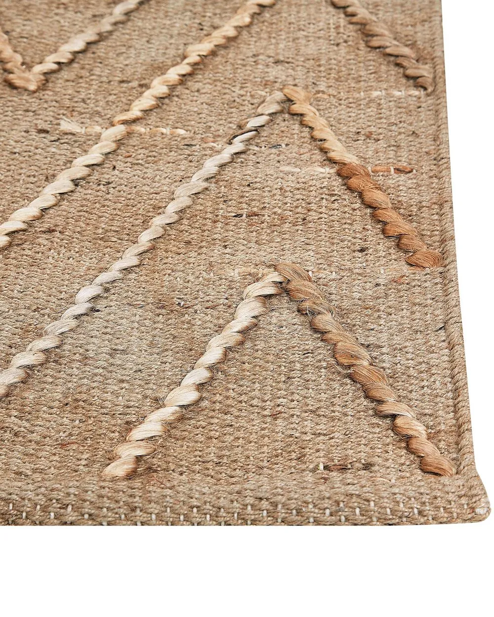 Tappeto iuta beige 160 x 230 cm DADAY