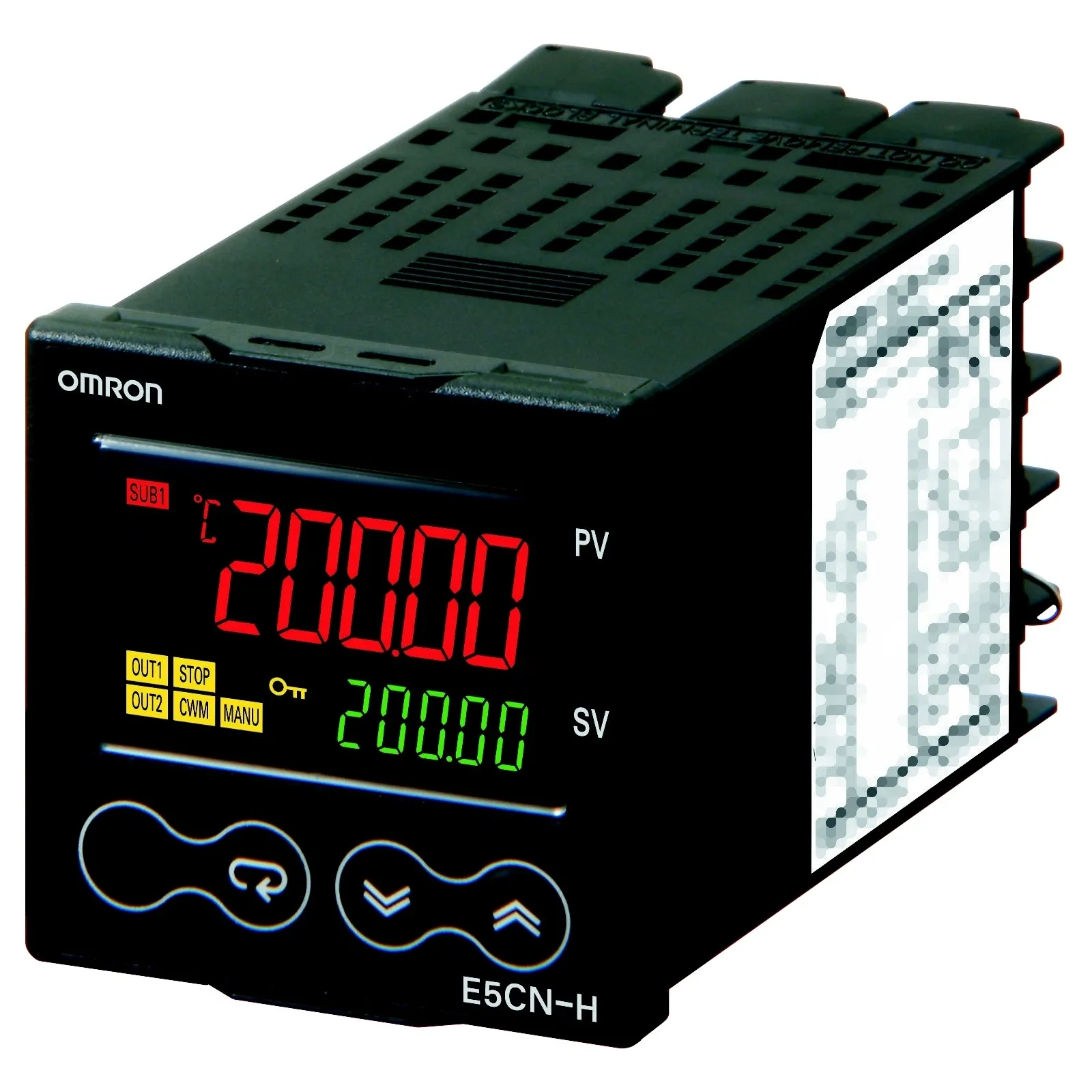 Termoregolatori PID Omron E5CN, 24 V c.a./c.c., 48 x 48mm, 2 uscite Lineare, analogico, 0-10 V