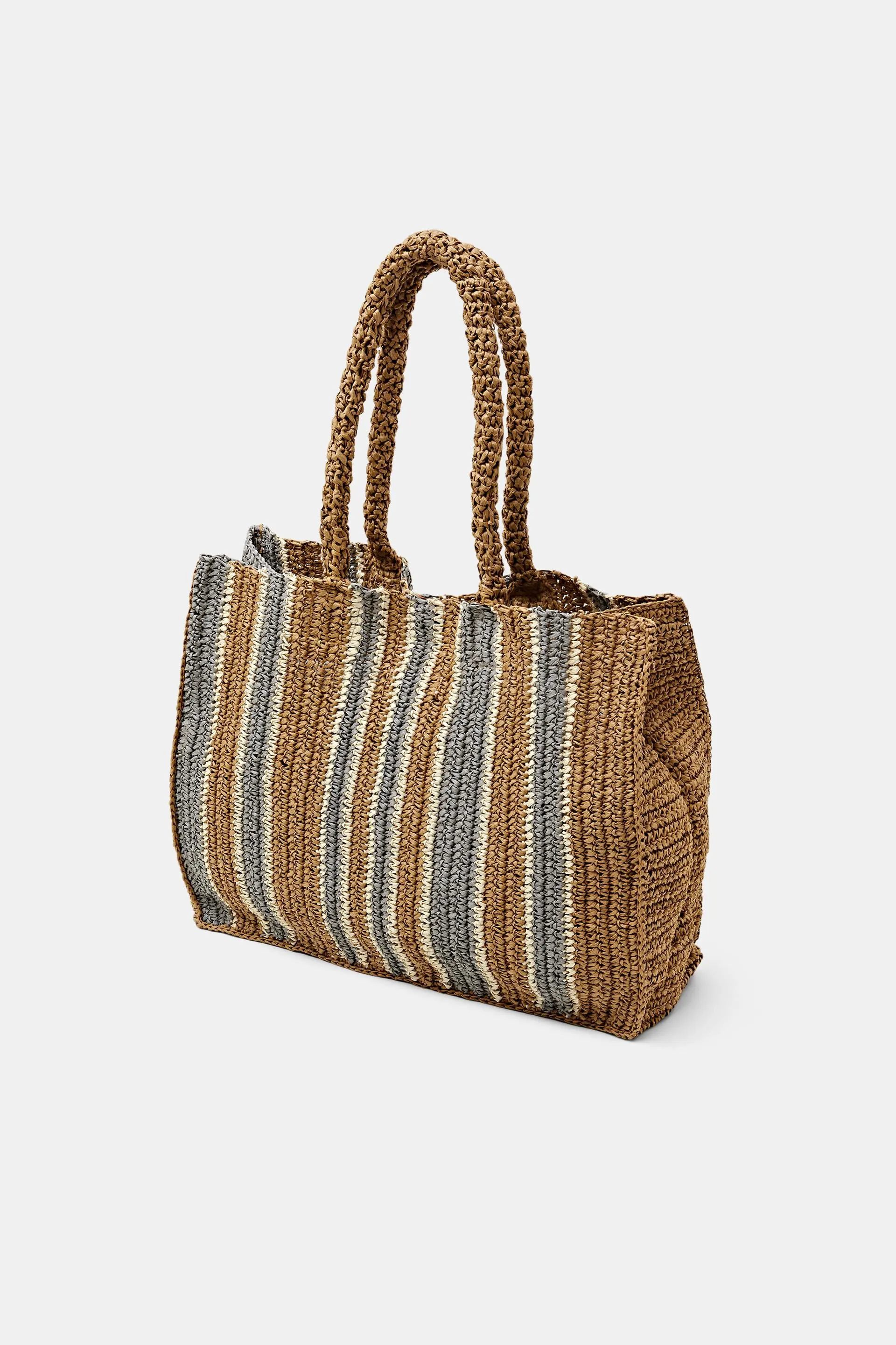 Tote bag in paglia intrecciata
