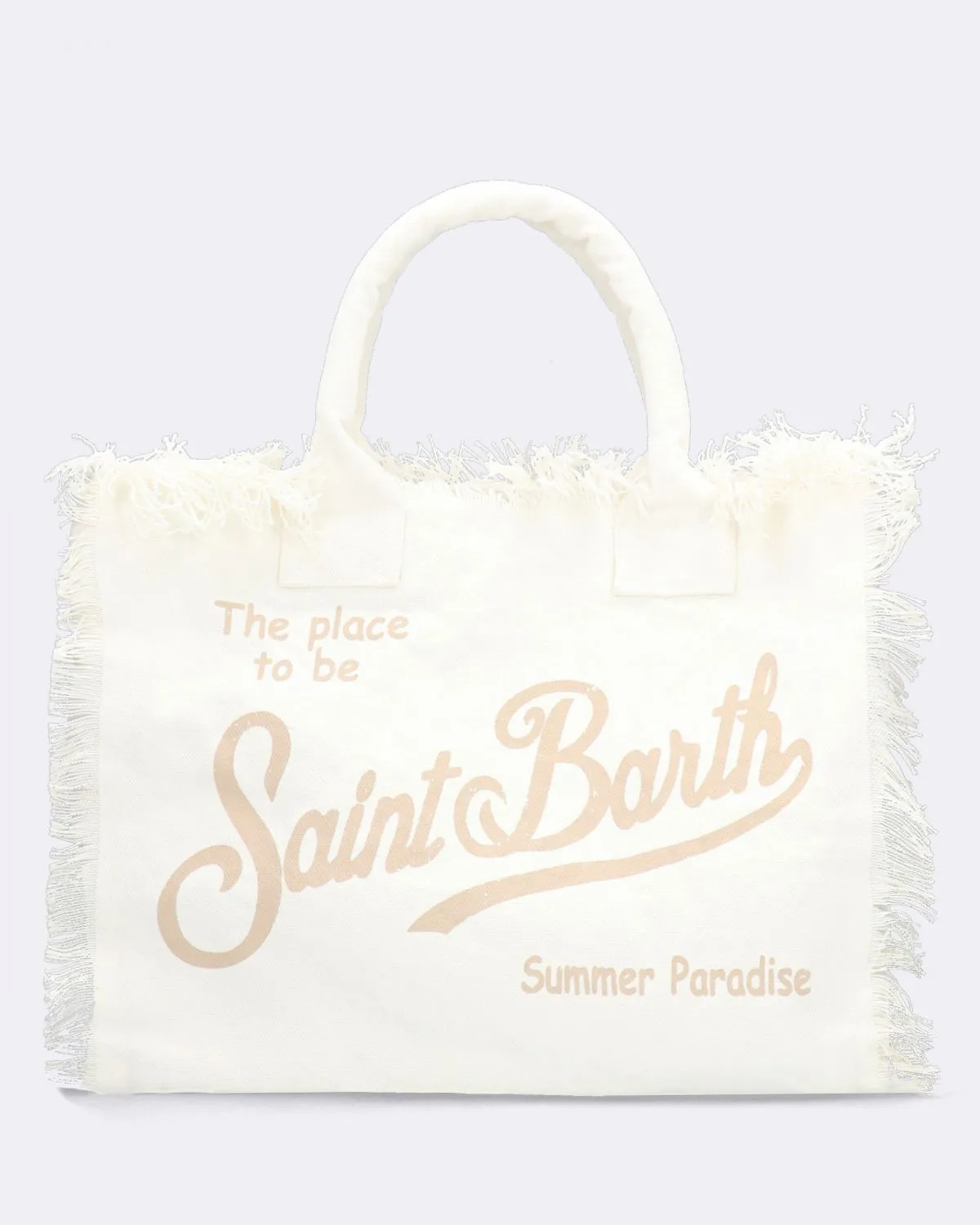 Tote bag Vanity di colore panna