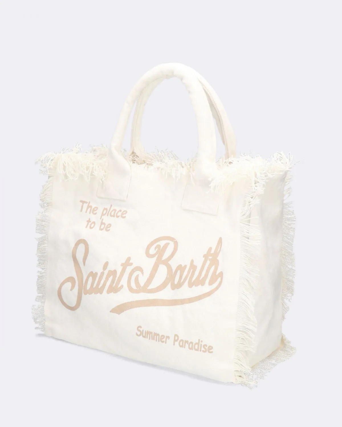 Tote bag Vanity di colore panna