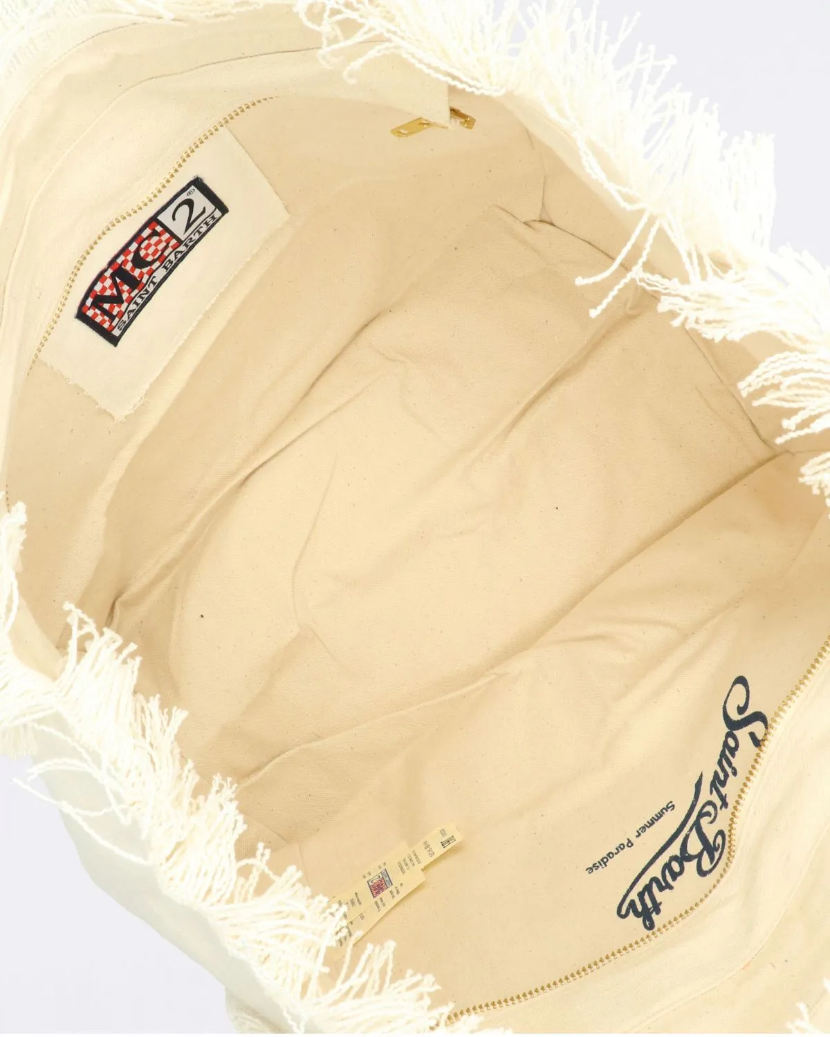 Tote bag Vanity di colore panna