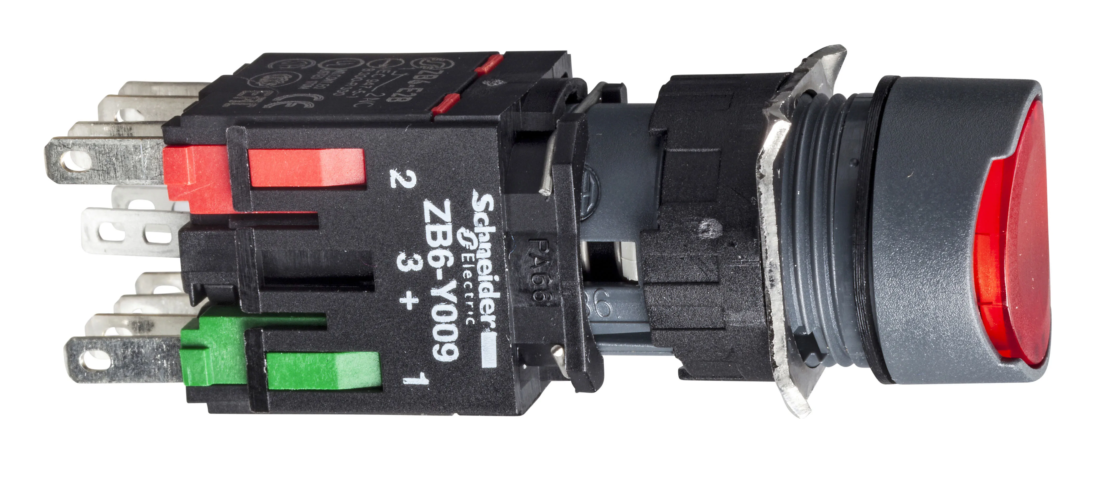 Unità completa pulsante Schneider Electric, SPST, luminoso, IP65