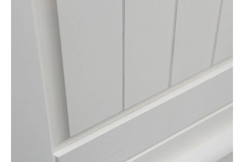 Vetrinetta shabby chic pino massello bianco