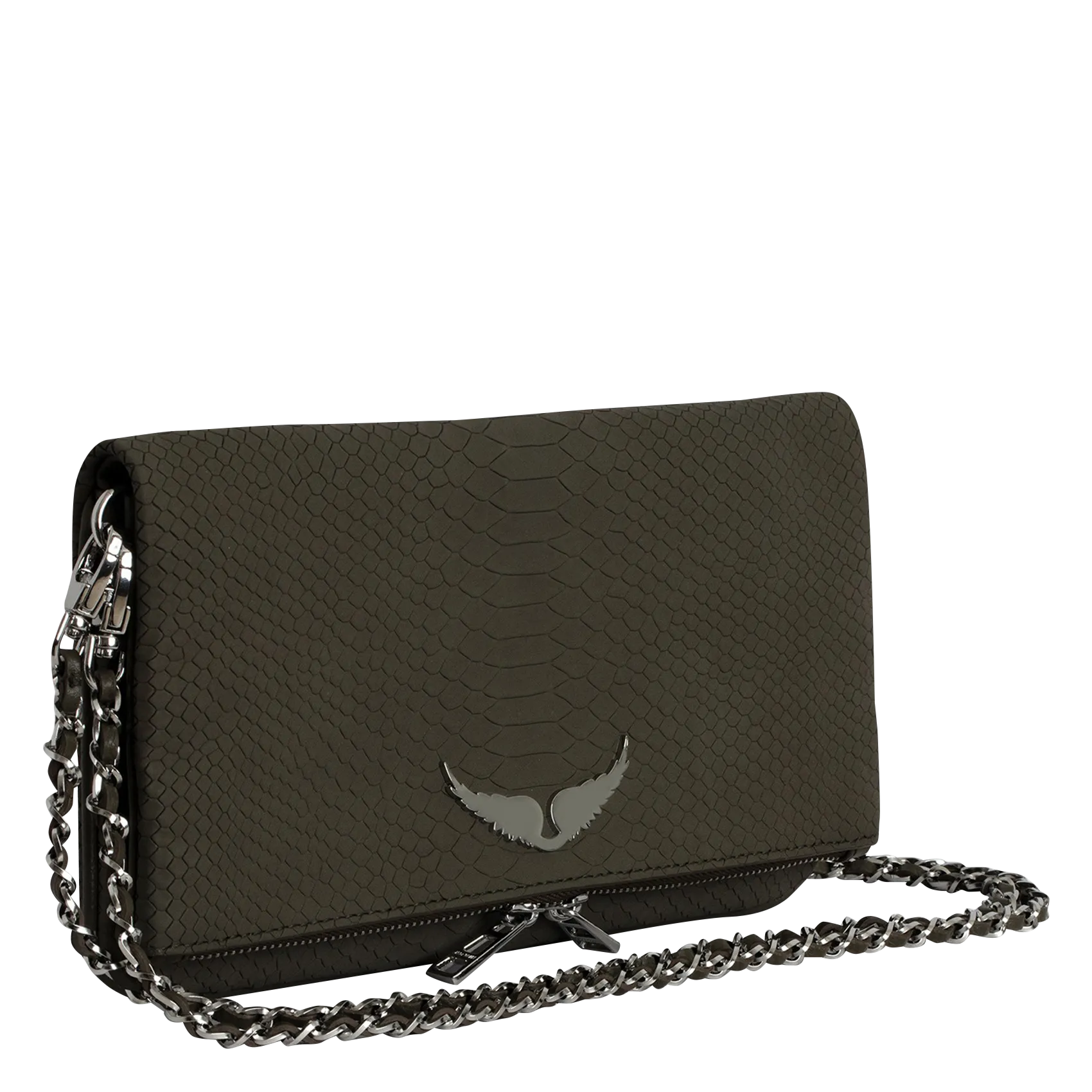  ZADIG&VOLTAIRE   ROCK SOFT SAVAGE - Borsa a tracolla in pelle | Verde